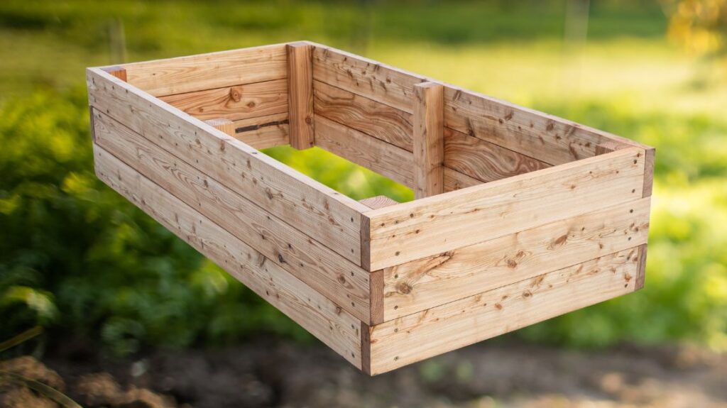 Modřínový vyvýšený záhon Kokoza a Flera, 45 cm