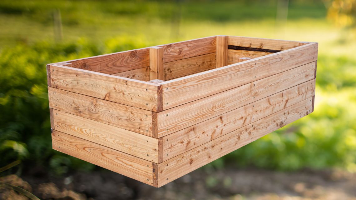 Modřínový vyvýšený záhon Kokoza a Flera, 60 cm