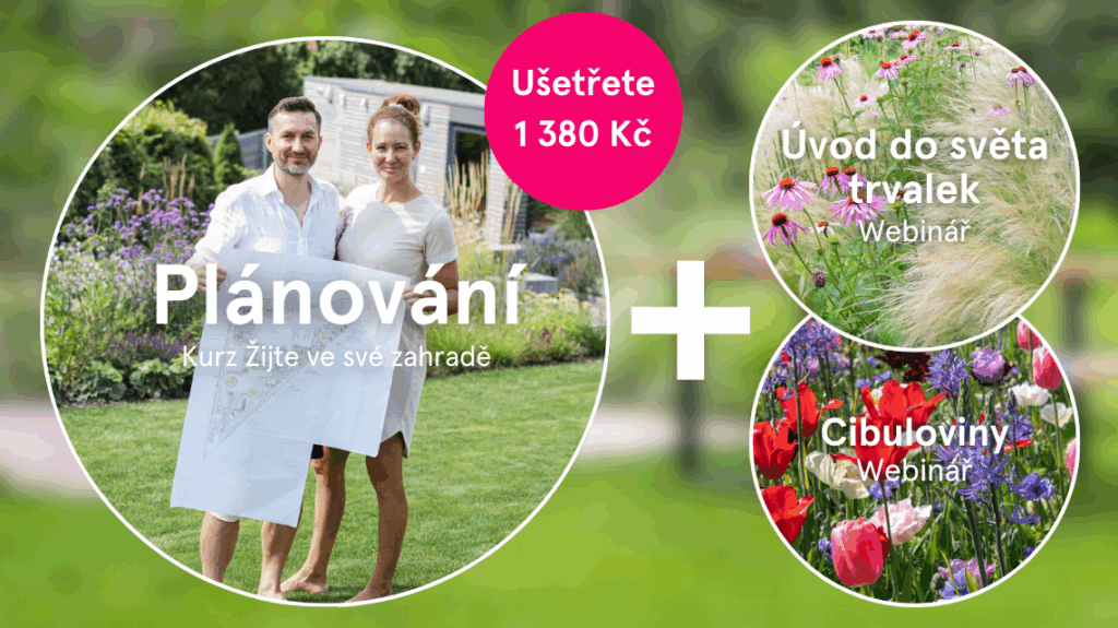 Balicek kurzu a webinare Kvetouci zahrada