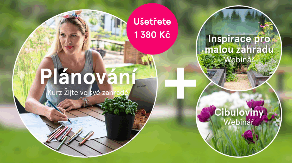 Balicek kurzu a webinare Mala zahrada