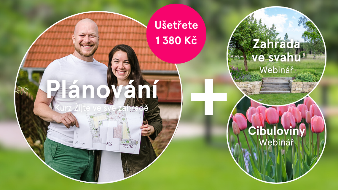 Balicek kurzu a webinare Zahrada ve svahu