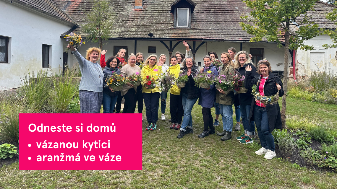 Workshop vazani kvetin kytice