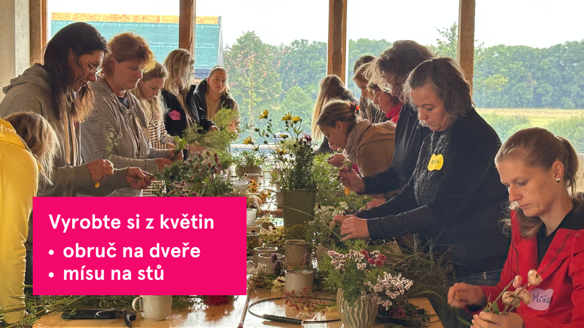 Workshop vazani kvetin obruc