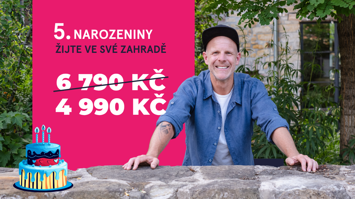 Akce narozeniny Zijte cover